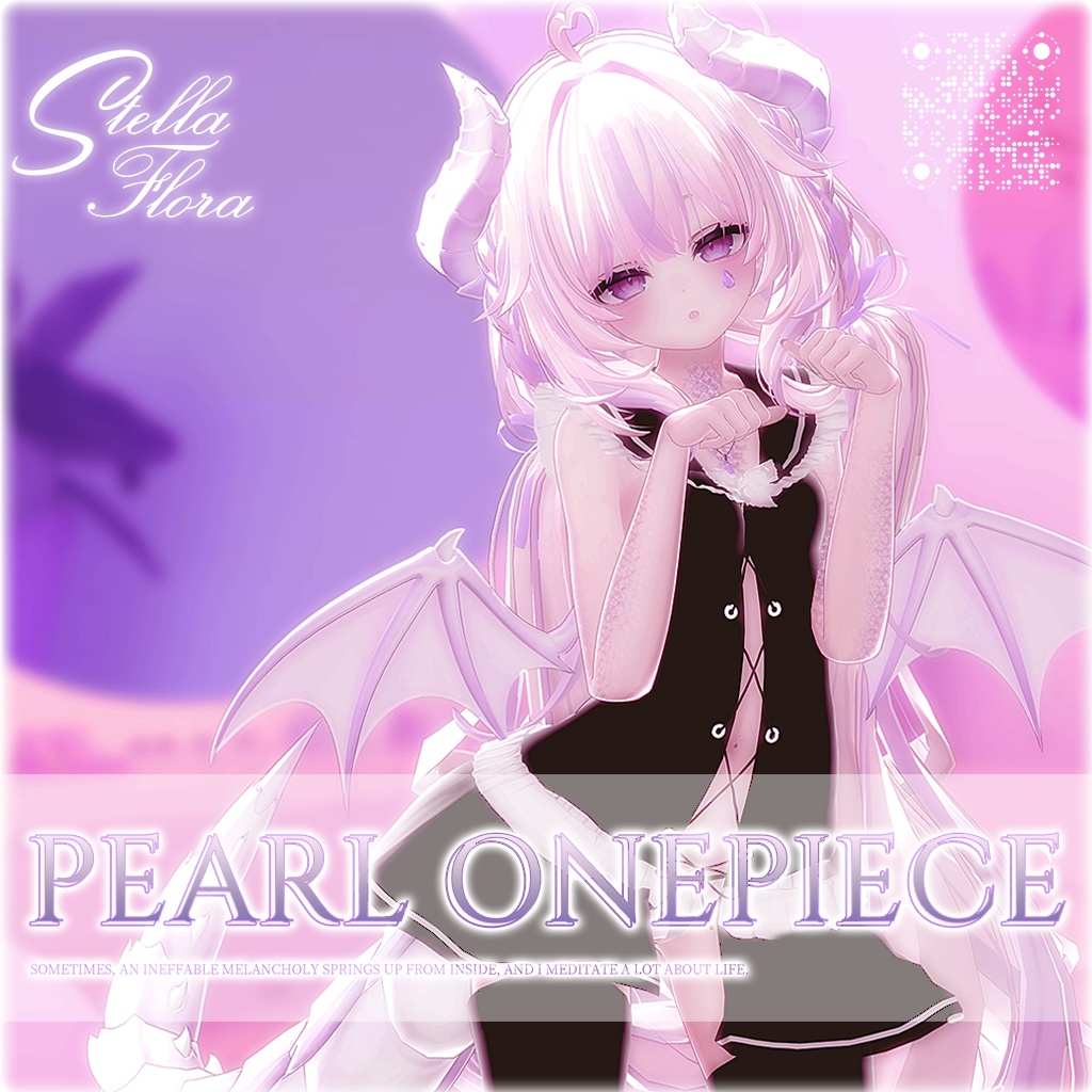【8アバター対応】Pearl Onepiece【VRChat】