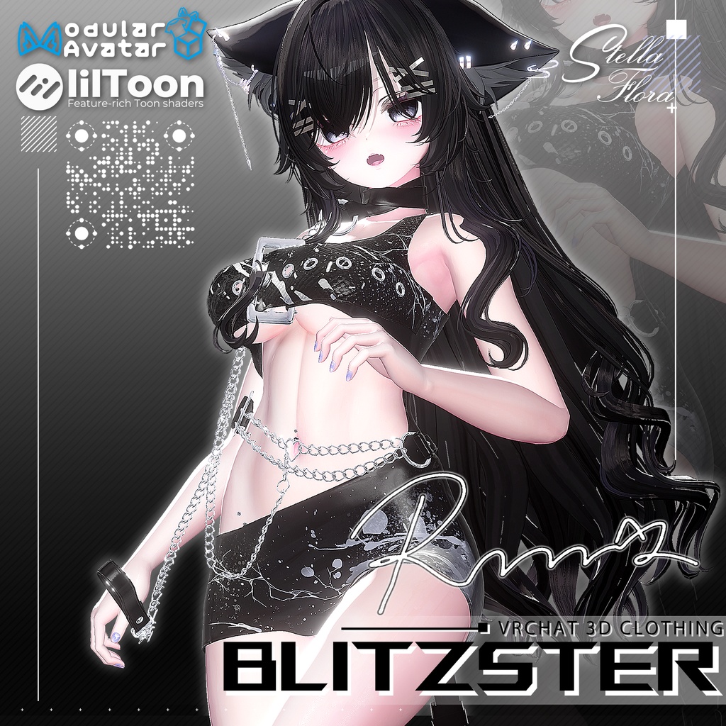 「セール中」【8アバター対応】Blitzster【VRChat】