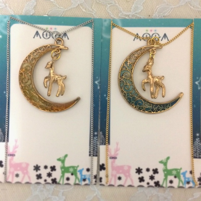 【手嶋・青八木・黒田】月ネックレス【弱ペダ】