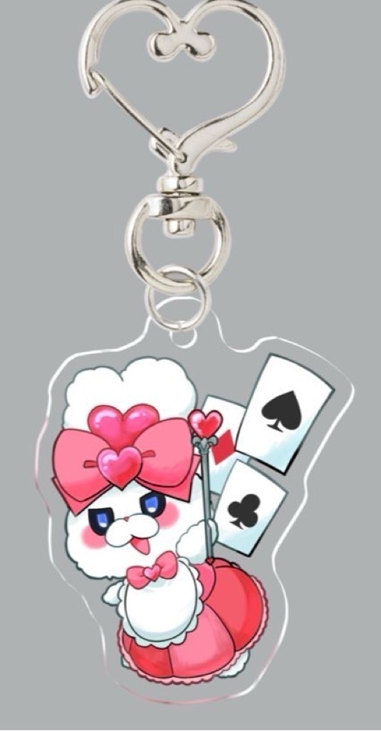 【にじそ11】クイーンハートうさぶーオーロラアクキー