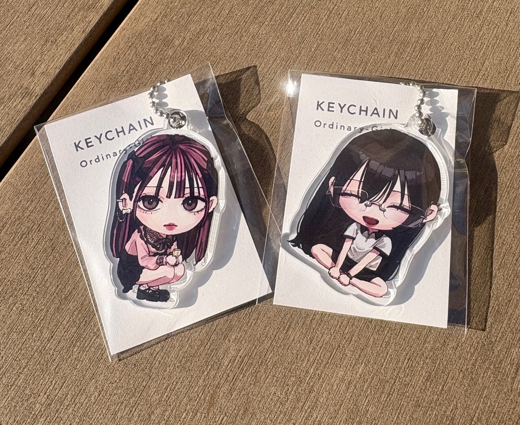 ミニキャラアクリルキーホルダー2種