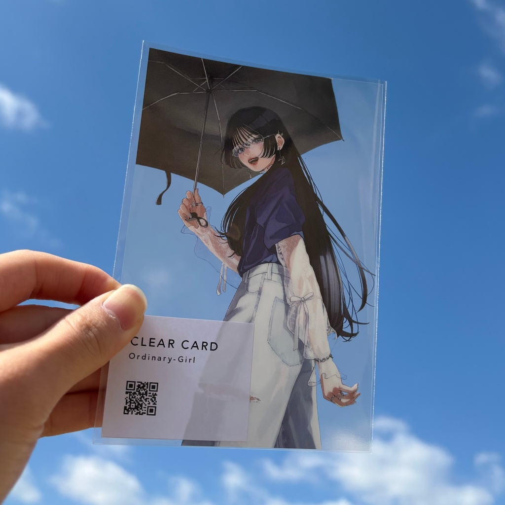 クリアカード(背景3種 / 背景無1種)