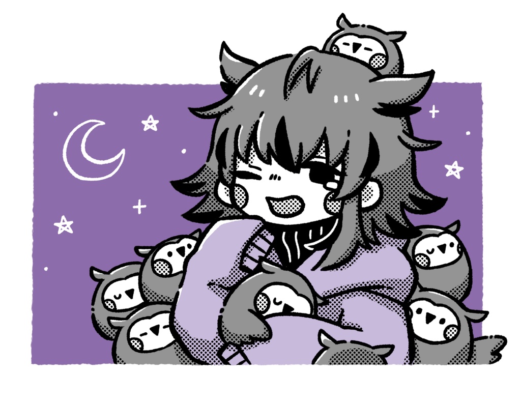 おっちょのあくびTシャツ