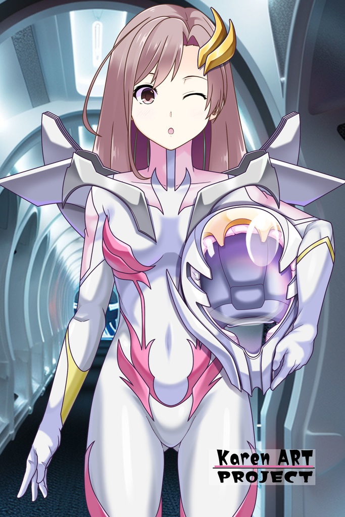 カレンちゃん+ガンダムSEED ラクス・クラインノーマルスーツ