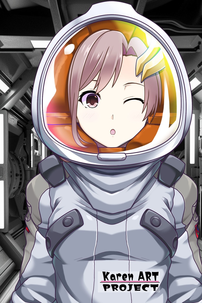 カレンちゃん+ガンダムSEED ラクス・クライン宇宙服