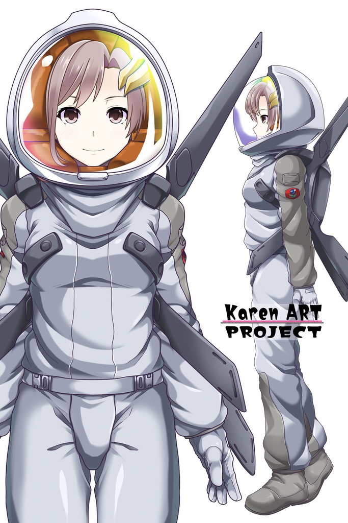 カレンちゃん+ガンダムSEED ラクス・クライン宇宙服