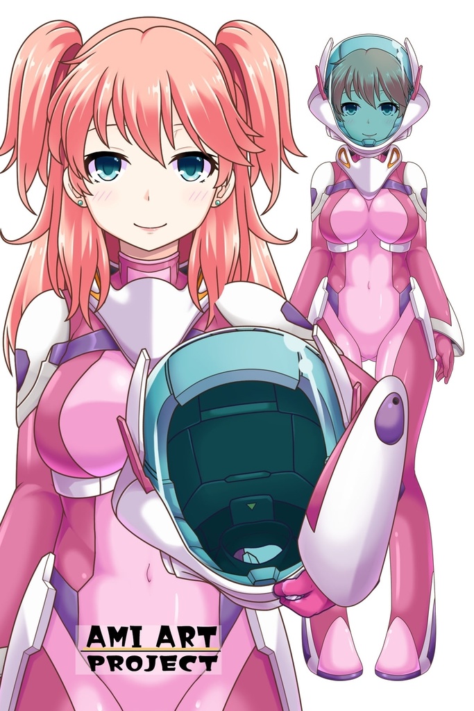 亜美ちゃん+ガンダム00 ネーナ・トリニティノーマルスーツ