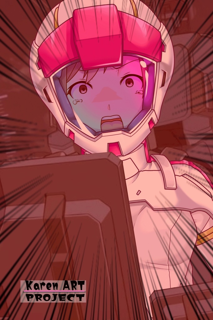 カレンちゃん+ガンダム閃光ハサウェイの連邦軍ノーマルスーツ