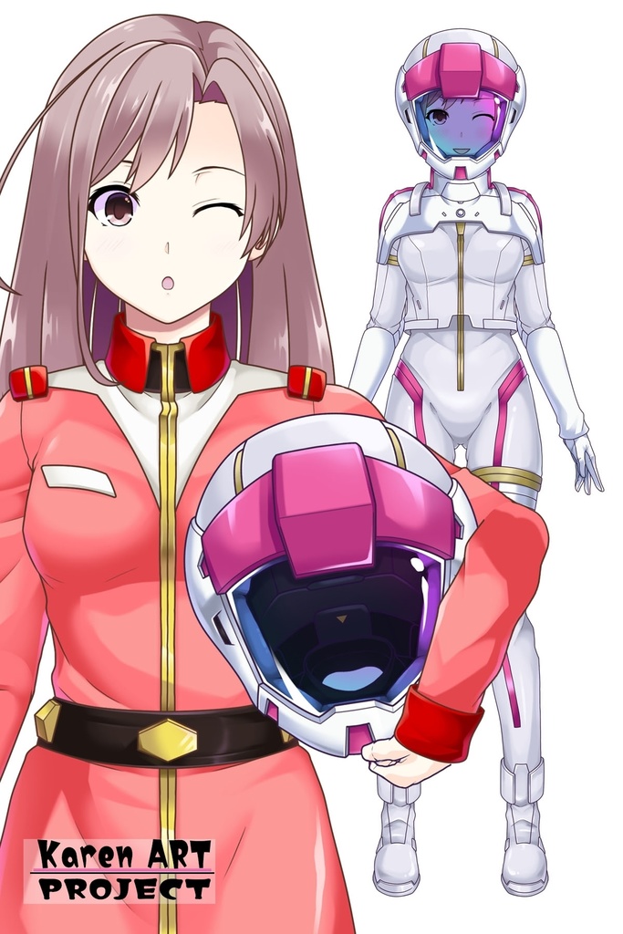 カレンちゃん+機動戦士ガンダムの連邦軍制服