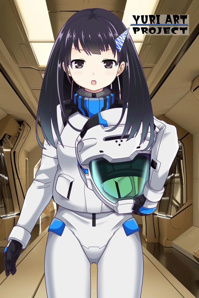 ゆりちゃん+ガンダム水星の魔女 スレッタ・マーキュリーのノーマルスーツ(ゆりちゃんカラー)