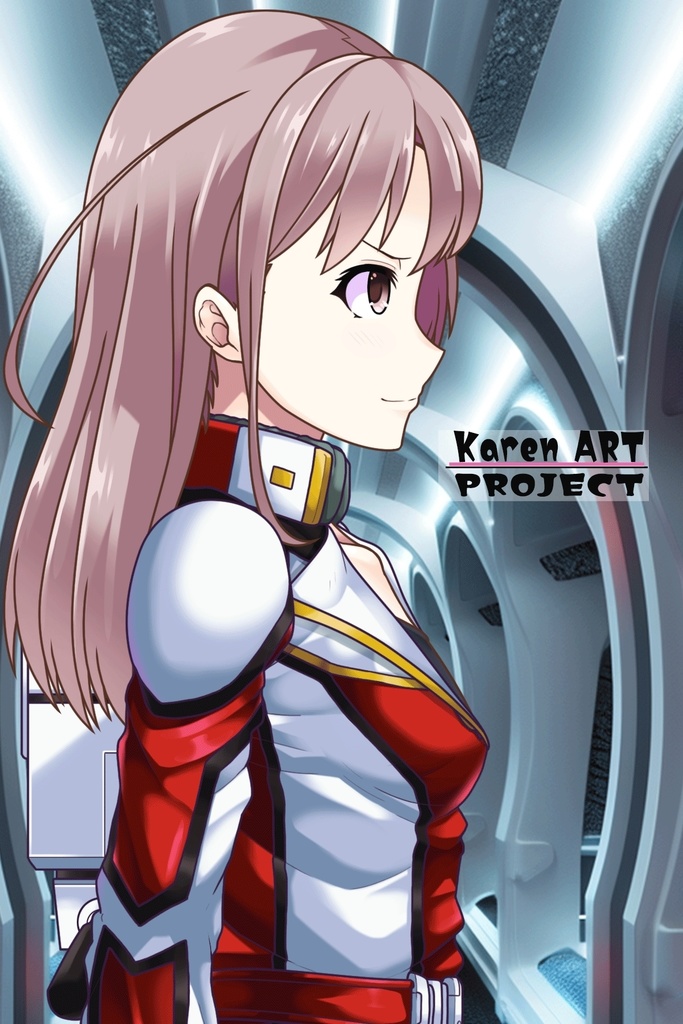 カレンちゃん+クリスティーナ・マッケンジー【ガンダムポケットの中の戦争】 のノーマルスーツ(カレンちゃんの髪バージョン)