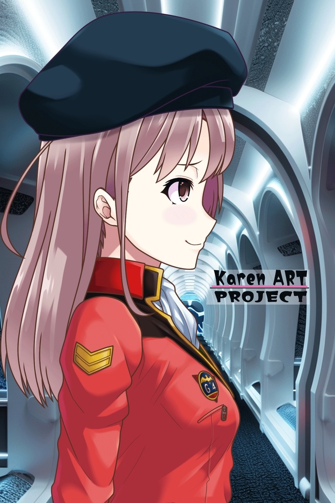 カレンちゃん+クリスティーナ・マッケンジー【ガンダムポケットの中の戦争】 の制服(カレンちゃんの髪バージョン)