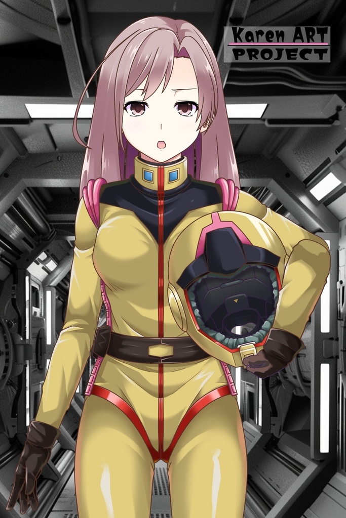 カレンちゃん+セイラ・マス【起動戦士ガンダム】 のノーマルスーツ(カレンちゃんの髪バージョン)