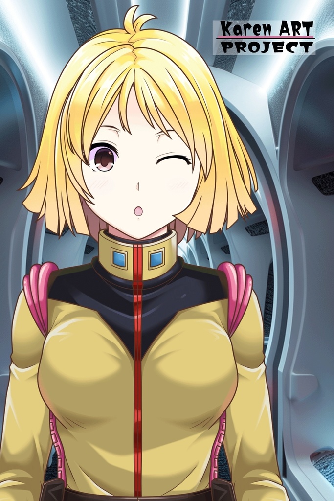 カレンちゃん+セイラ・マス【起動戦士ガンダム】 のノーマルスーツ(セイラ金髪バージョン)