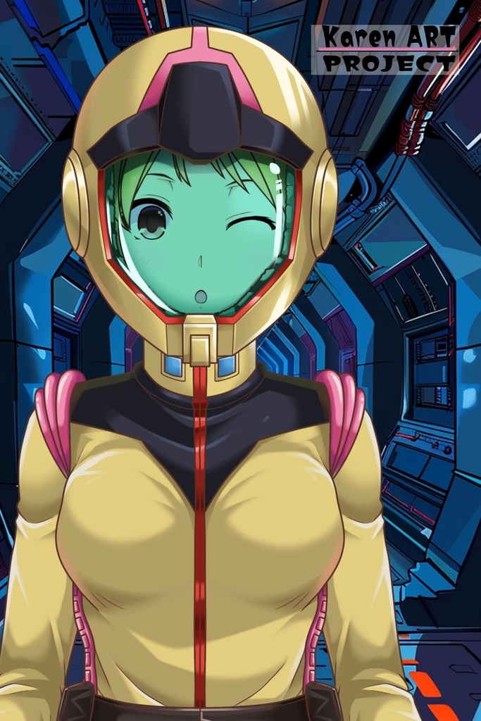 カレンちゃん+セイラ・マス【起動戦士ガンダム】 のノーマルスーツ(セイラ金髪バージョン)