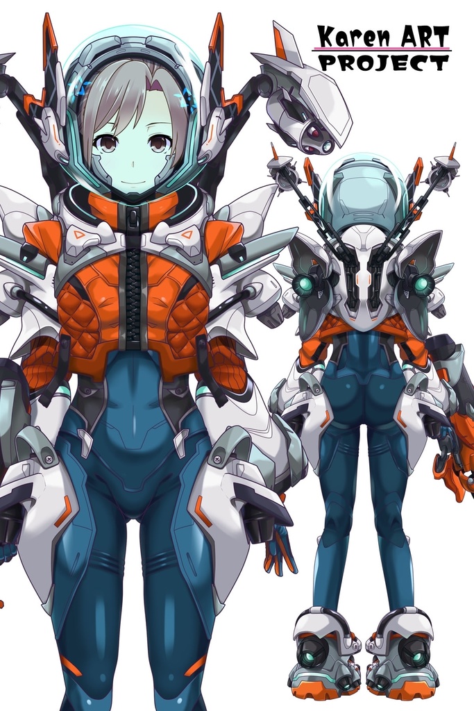 カレンちゃん+SpaceRanger【Overwatch2】 の装備(フル装備版)