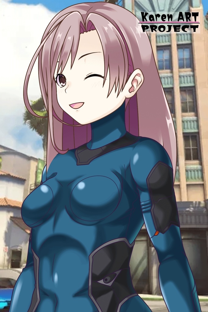 カレンちゃん+SpaceRanger【Overwatch2】 の装備(衣装編・斜め前アングル)