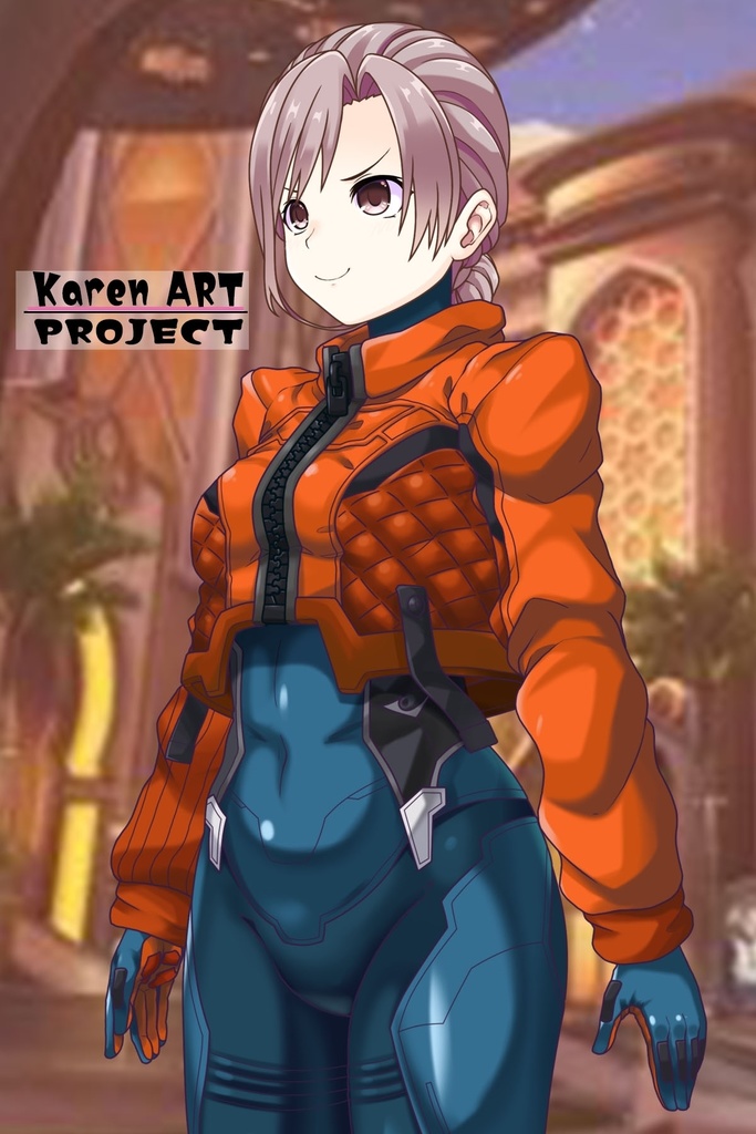 カレンちゃん+SpaceRanger【Overwatch2】 の装備(衣装編・斜め前アングル)