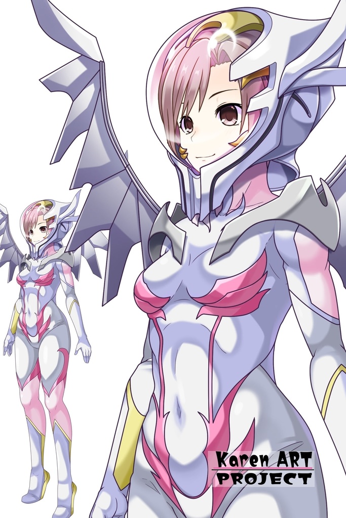 カレンちゃん+ガンダムSEED ラクス・クラインノーマルスーツ(斜め前アングル)