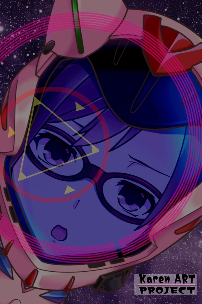 カレンちゃん+真希波・マリ・イラストリアスのプラグスーツ (シン・エヴァンゲリオン1) Karen+Mari Makinami Illustrious Plugsuit-Front, (Final version)( Evangelion1)