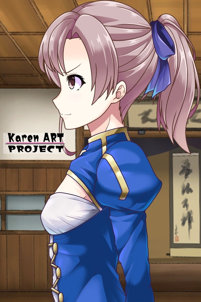 カレンちゃん+セイバーさんの甲冑 (Fate)カレンちゃんの髪バージョン