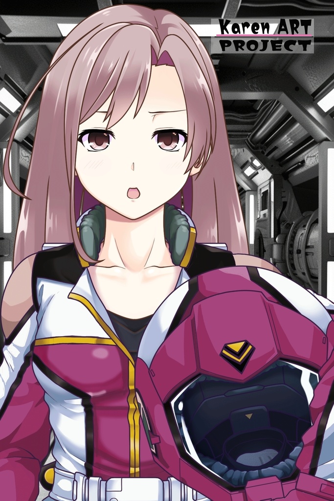 カレンちゃん+ライラ・ミラ・ライラ【機動戦士Zガンダム】 のノーマルスーツ(カレンちゃんの髪バージョン)