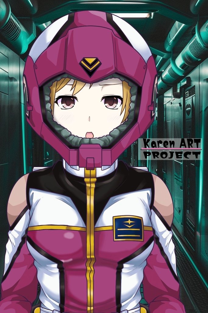 カレンちゃん+ライラ・ミラ・ライラ【機動戦士Zガンダム】 のノーマルスーツ(金髪バージョン)