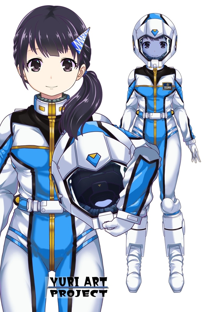 ゆりちゃん+ノーマルスーツ【機動戦士ガンダム】ゆりちゃん専用カラー