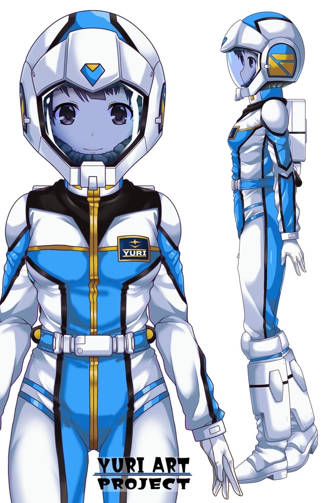 ゆりちゃん+ノーマルスーツ【機動戦士ガンダム】ゆりちゃん専用カラー