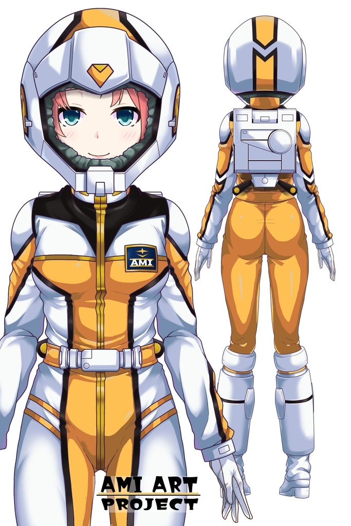 亜美ちゃん+ノーマルスーツ【機動戦士ガンダム】亜美ちゃん専用カラー