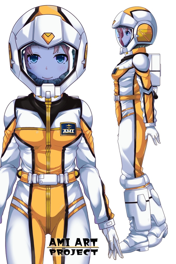 亜美ちゃん+ノーマルスーツ【機動戦士ガンダム】亜美ちゃん専用カラー
