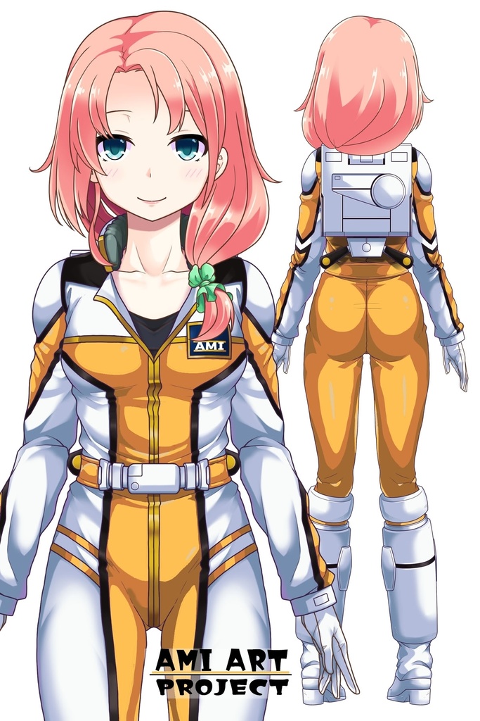 亜美ちゃん+ノーマルスーツ【機動戦士ガンダム】亜美ちゃん専用カラー