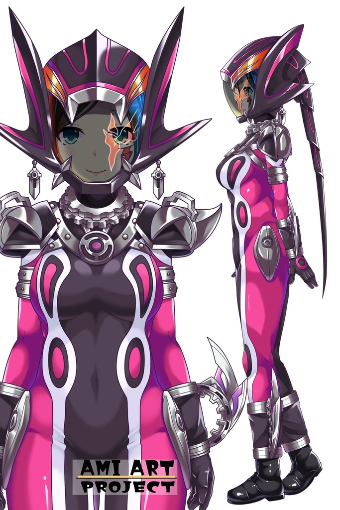 亜美ちゃん+サキュバスの強化スーツ【デカレンジャー】