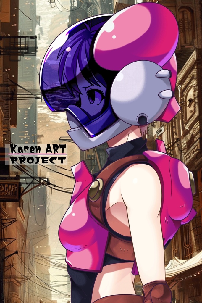 カレンちゃん+サハリちゃんの装備【創世機士ガイアース】Part1 Karen wearing Sahari's protection suit【Genesis Survivor Gaiarth】Part1