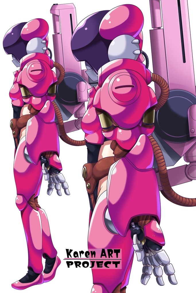 カレンちゃん+サハリちゃんの装備【創世機士ガイアース】Part1 Karen wearing Sahari's protection suit【Genesis Survivor Gaiarth】Part1