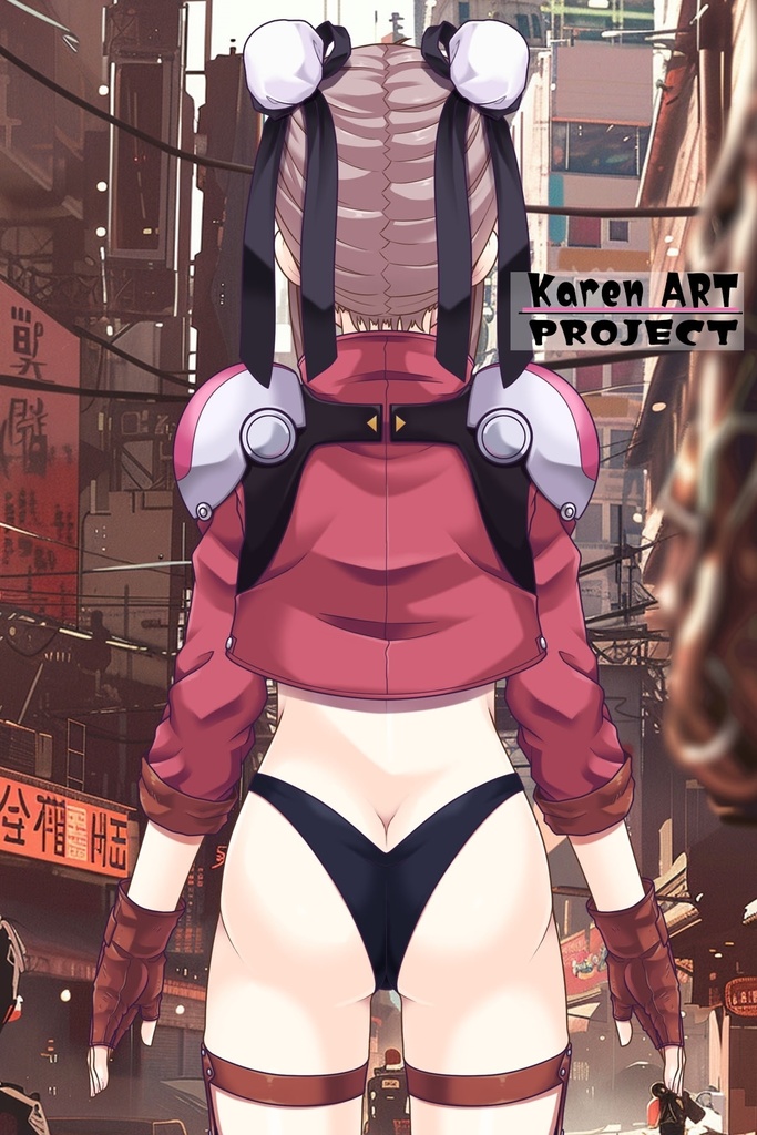 カレンちゃん+サハリちゃんの衣装【創世機士ガイアース】Part2 Karen wearing Sahari's Cool Costume【Genesis Survivor Gaiarth】Part2