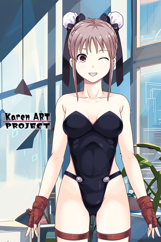 カレンちゃん+サハリちゃんの衣装【創世機士ガイアース】Part2 Karen wearing Sahari's Cool Costume【Genesis Survivor Gaiarth】Part2