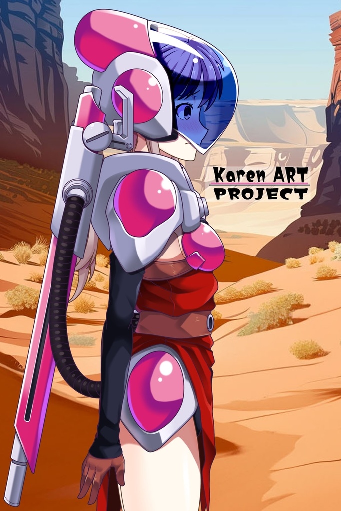 カレンちゃん+サハリちゃんの装備(軽装備版)【創世機士ガイアース】Part3 Karen wearing Sahari's protection suit (Lightly Equipped Version)【Genesis Survivor Gaiarth】Part3