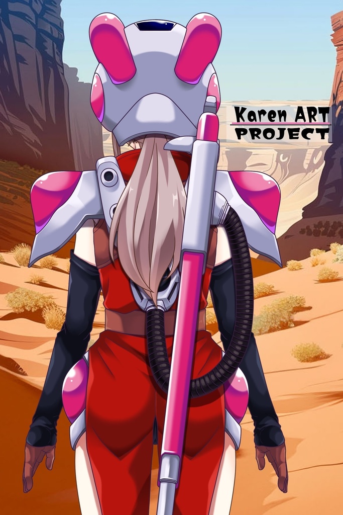 カレンちゃん+サハリちゃんの装備(軽装備版)【創世機士ガイアース】Part3 Karen wearing Sahari's protection suit (Lightly Equipped Version)【Genesis Survivor Gaiarth】Part3