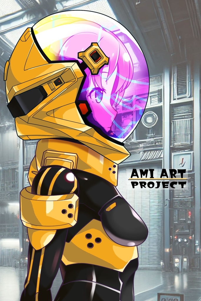 亜美ちゃん+衛士強化装備【トータル・イクリプス】 Ami is wearing Guard Reinforcement Equipment【TOTAL ECLIPSE】