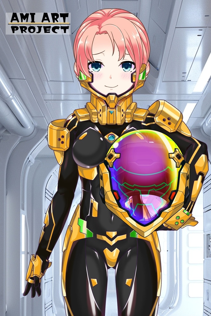 亜美ちゃん+衛士強化装備【トータル・イクリプス】 Ami is wearing Guard Reinforcement Equipment【TOTAL ECLIPSE】