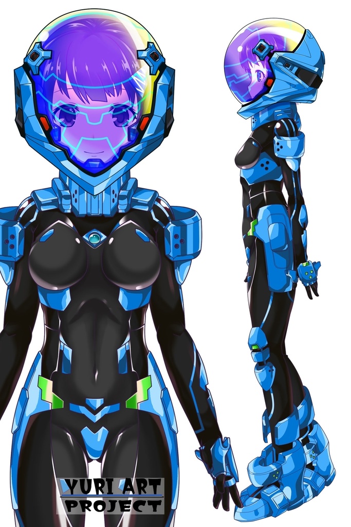 ゆりちゃん+衛士強化装備【トータル・イクリプス】 Yuri is wearing Guard Reinforcement Equipment【TOTAL ECLIPSE】