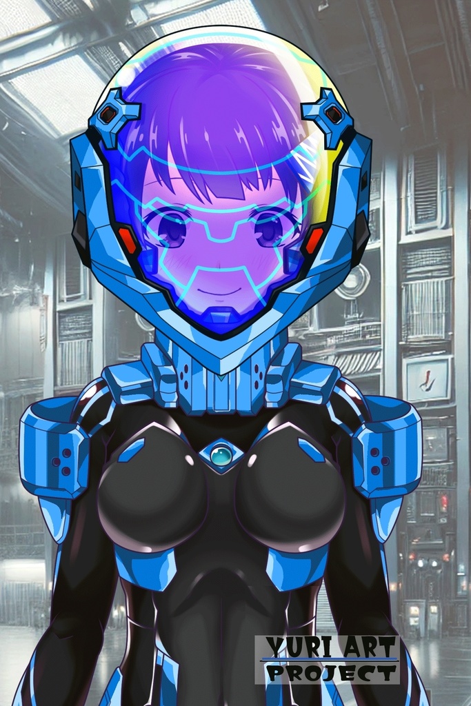 ゆりちゃん+衛士強化装備【トータル・イクリプス】 Yuri is wearing Guard Reinforcement Equipment【TOTAL ECLIPSE】