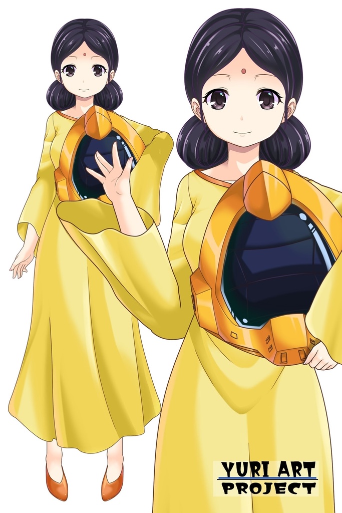 ゆりちゃん+ララァ・スン【機動戦士ガンダム】 のコスチューム