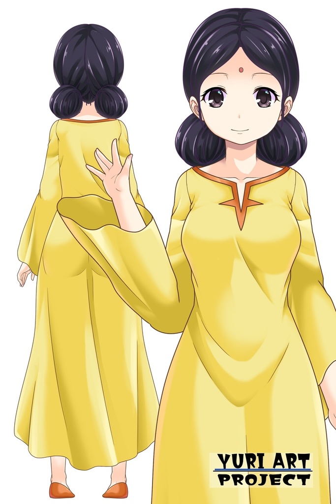 ゆりちゃん+ララァ・スン【機動戦士ガンダム】 のコスチューム