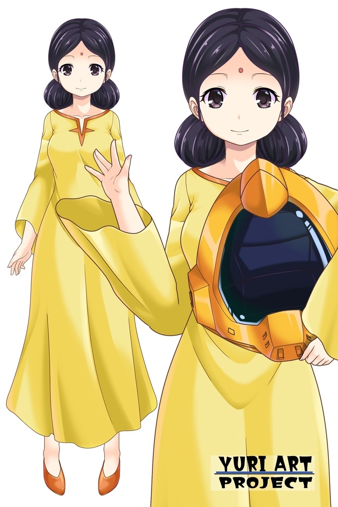 ゆりちゃん+ララァ・スン【機動戦士ガンダム】 のコスチューム