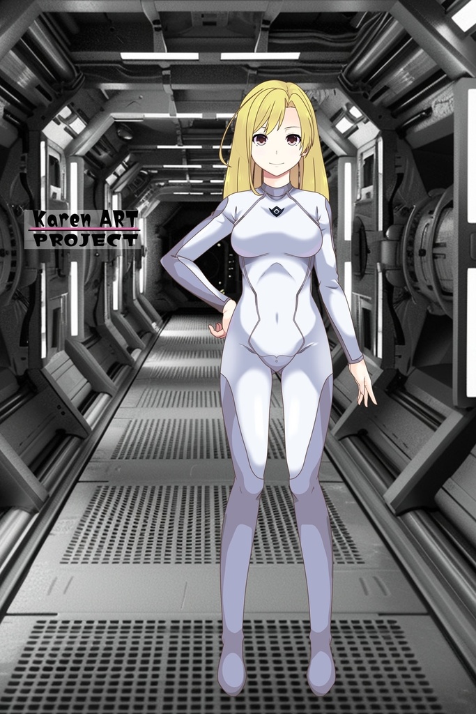 カレンちゃん+ミック・ジャックのインナースーツ【正面アングル】 (ガンダム Gのレコンギスタ) Karen+Mick Jack Inner Suit,Front ( G's Reconguista)