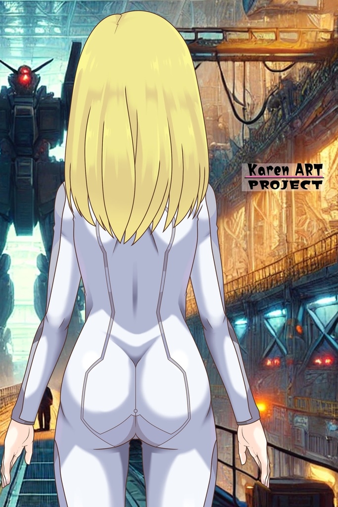 カレンちゃん+ミック・ジャックのインナースーツ【正面アングル】 (ガンダム Gのレコンギスタ) Karen+Mick Jack Inner Suit,Front ( G's Reconguista)