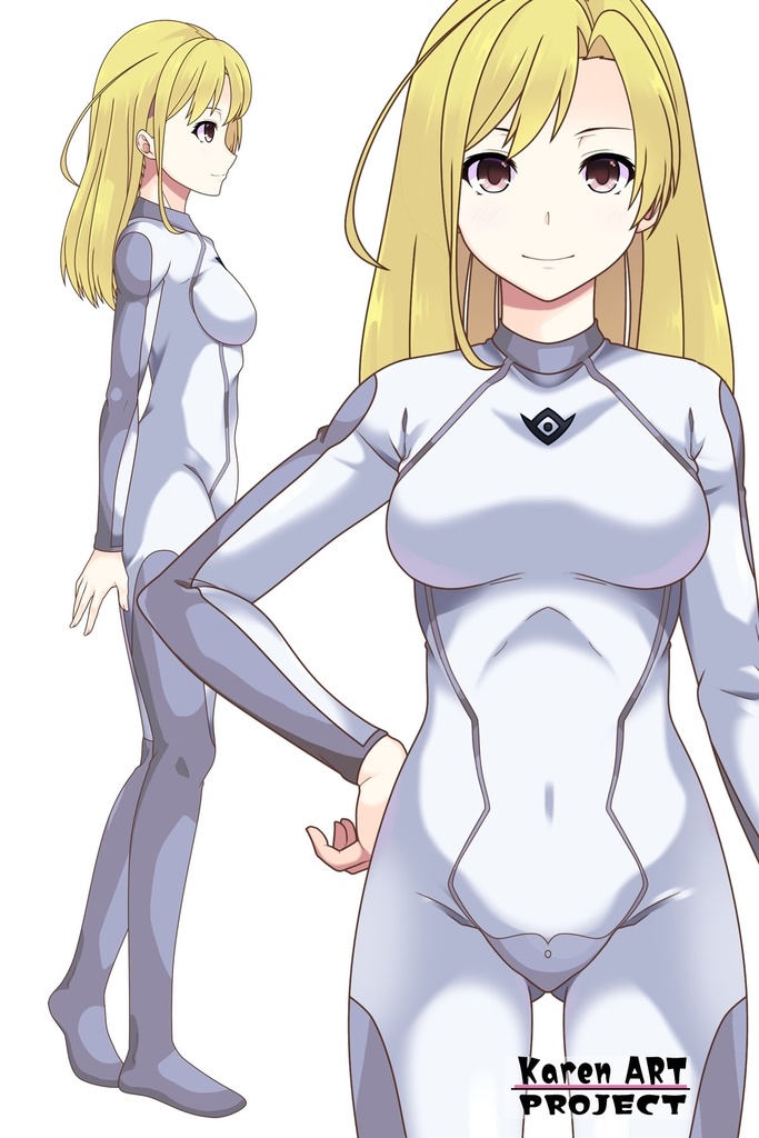 カレンちゃん+ミック・ジャックのインナースーツ【正面アングル】 (ガンダム Gのレコンギスタ) Karen+Mick Jack Inner Suit,Front ( G's Reconguista)