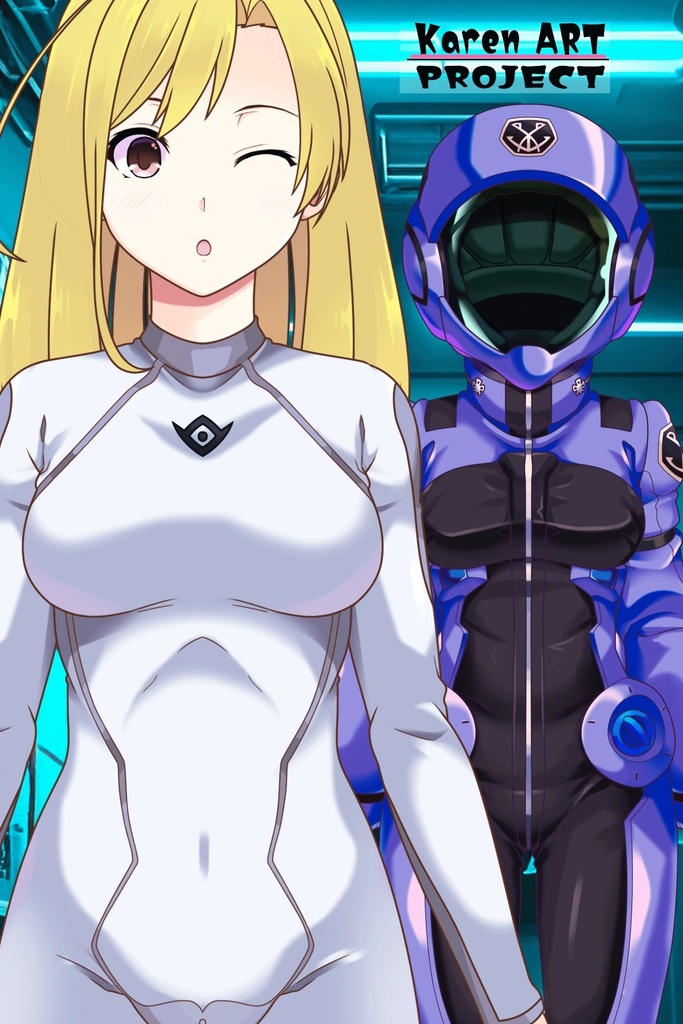 カレンちゃん+ミック・ジャックのインナースーツ【正面アングル】 (ガンダム Gのレコンギスタ) Karen+Mick Jack Inner Suit,Front ( G's Reconguista)